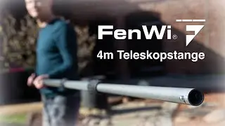 FenWi Teleskopstange in 4m Länge im Detail erklärt vom Griff bis zum Aufnahmerohr - Funktion & mehr
