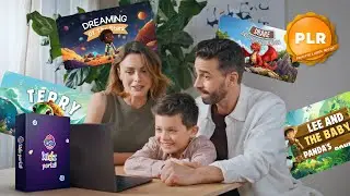 KidzPortal &ndash; Kids&rsquo; Story Website Kit with PLR