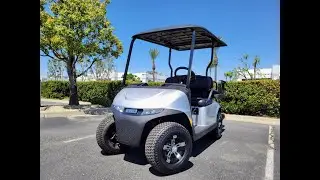 2024 E-Z-GO Valor- Platinum Metallic