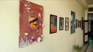 Art Exhibition In Jind || Art Exhibition 2025 | Stunning Visual Tour #modernartstudio