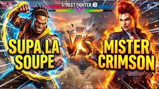Mister Crimson vs Supa La Soupe Tournament-Level Match! | SF6