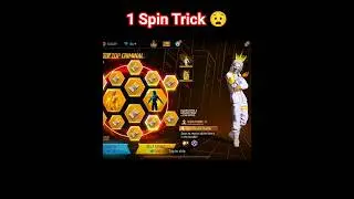 1 Spin Trick 😧 Golden Criminal Spin Trick 😱 #a4xakash #newevent #goldencriminal #freefireshorts