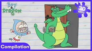 Boy & Dragon - Royal Makeover Chaos! | Kindertelevisie | WildBrain Comedy Club - Nederlands