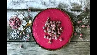Cranberry Lime Curd Tart in Thermomix