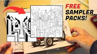 Coloring Book Pages Free | Download your sample pack PDF