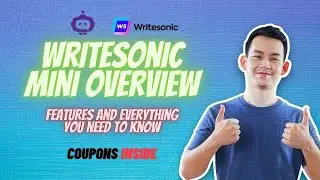 Writesonic Review | 🔥 38% OFF Writesonic Coupons 🔥 | Writesonic Features Overview #AIwritingtools