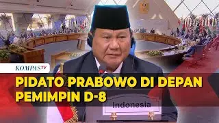 Pidato Prabowo di KTT D8 Mesir: Kalau Kita Lemah, Bagaimana Mendukung Palestina?
