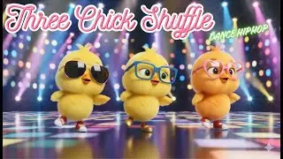 Three Chick Shuffle 🐥🐥🐥 Cute Dance for Kids! #FunSongForKids #kidssongs