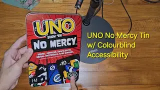 Colourblind Accessible UNO No Mercy Tin Card Game Unboxing