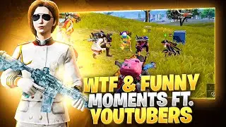 Funny And WTF moments FT. 4 Funny Youtubers | Pubg Mobile | FYME TWEETY