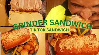 FAMOUS TIK TOK SANDWICH -THE GRINDER SANDWICH- FIRST TRY MAKING SO GOOD!!!