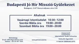 Igehirdető: Jang Young-Cheol lelkipasztorGood News Jeon-Ju Church