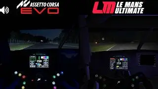 Assetto Corsa EVO vs Le Mans Ultimate &ndash; BMW M4 GT3 | Spa at Night