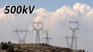 500kV transmission lines in Oregon, U.S.A. 🇺🇸