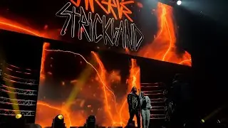Hangman, Swerve & Samoa Joe's Entrances at AEW Dynamite in Manchester Co-op Live Arena 