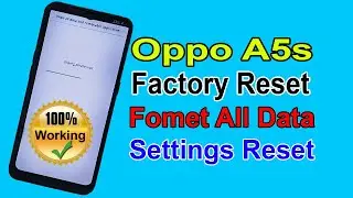 How To Factoty Reset Oppo A5s | Cph 1909 Data  Recovery Mode | Oppo A5s Ka Lock Kaise  Factory Reset