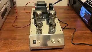 オーディオ試聴動画 三栄無線シャーシ 使用 6L6GC シングルアンプ
