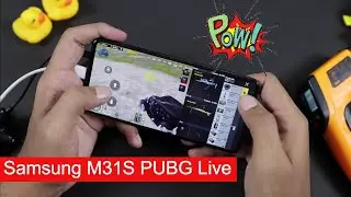 Samsung Galaxy M31s PUBG Live Stream Test with FPS | !giveaway