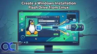 How to Create a Bootable Windows Installation USB in Linux (USBZile Tutorial)