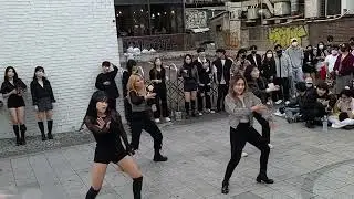 2022.4.9 홍대 길거리 버스킹공연 4x4 STUDIO 댄스팀 애스파 Dreams come true 직캠