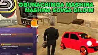 Grand Mobile rp🇺🇿 Obunachimga mashina sovga qildim🤯 | Konkurs golibiga mashinani topshirdim🥳