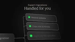 Kinsta бесплатно оформит для вас миграцию