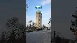 Germany | Mannheim | Seckenheim Wasserturm #germany #thenandnow #pastandpresent