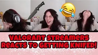STREAMERS REACTS TO GETTING KNIFED!🗡️😂