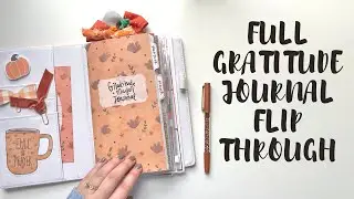 FULL Fall Gratitude & Prayer Journal Flip Through