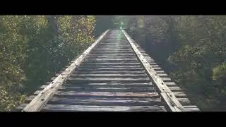 Photographing the Monon High Bridge for Halloween. #delphi #richardallen #mononhighbridge #trail