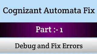 Cognizant Automata Fix Questions | Part 1 | Cognizant Debugging Questions | Intellective Tech