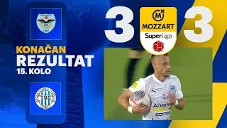 Mozzart Bet Super liga 2024/25 - 15.Kolo: ŽELEZNIČAR – TSC 3:3 (0:3)