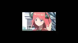 Nino nakano helps Futaro free nakano Yotsuba  #animeromance #animeshorts #edit #nino #yotsubanakano