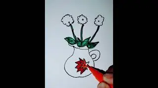 flower pot # shorts # drawing @jaisvi03
