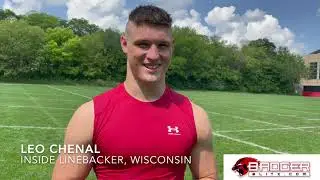 Wisconsin ILB Leo Chenal on his development, the inside linebacker depth and Keeanu Benton