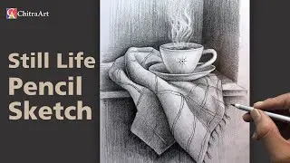 Still Life with Pencil Sketch Step By Step Drawing for Beginners | How To Draw Object