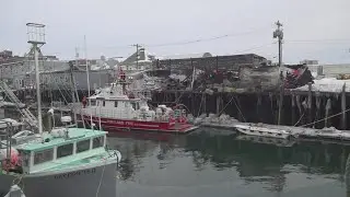 Foul play not suspected in Custom House Wharf fire in Portland
