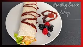 Make a delicious quick healthy wrap snack