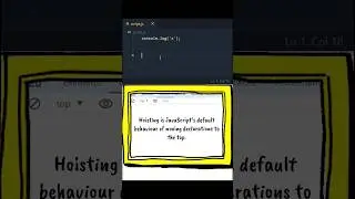 What is Hoisting in Javascript?#javascript #hoisting #coding
