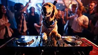 DJ Dog - Two-hour background music video loop