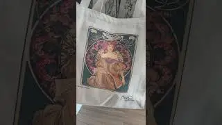 MUCHA x ANDCICI &ndash; Alphonse Mucha  F. Champenois 1898 Canvas Tote Bag with Zip! 🌟