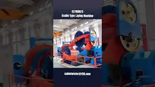 Trustworthy High Speed 1600/3 Power Cable Laying Machine With Concentric Taping Unit. #cablefactory