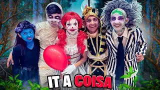FUI A FESTA A FANTASIA DE IT A COISA (tudo que aconteceu)