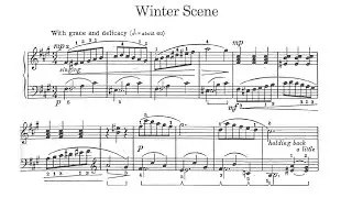 Winter Scene - William Gillock | 24 Lyric Preludes in Romantic Style