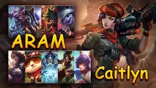 Caitlyn | ARAM | Full game | League of Legends - patch 13.22