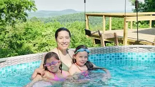 Our New Summer Waves Above Ground Pool | DIY Set Up & First Impressions