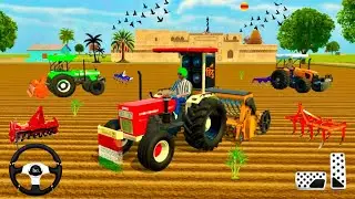 🚜KUBATO🚜//SONALIKA🚜//SWARAJ  TRACTOR🥭FARMING GAME #viralvideo #farming 