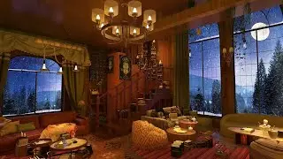 Deep Sleep in a Cozy Space - Cozy Living Room With Crackling Fireplaces And Snowstorms