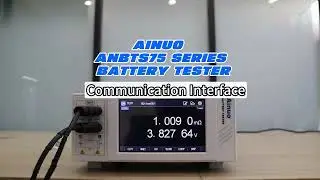 Communication interface-Ainuo ANBTS75（F） series battery tester