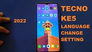 Tecno KE5 (spark go) Language Change Setting & Default English Language !!